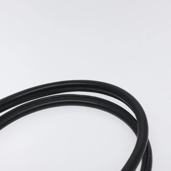 Salvatore Ferragamo Gancini Hand Bag Nylon Black Silver - Picture 12 of 16